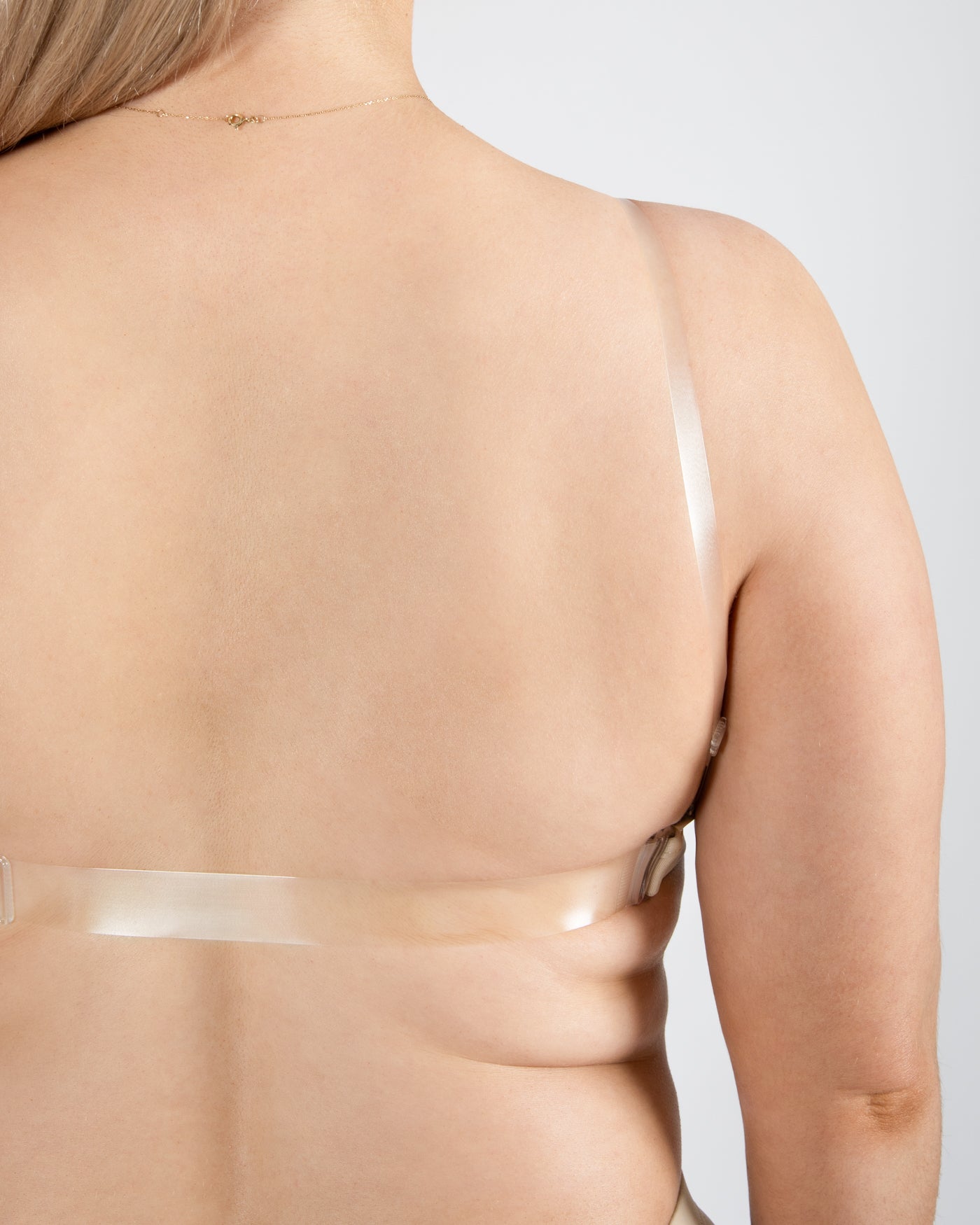 Clear Back Bra with Cups