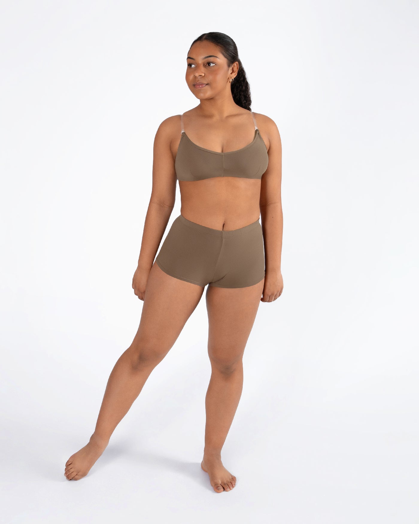 Clear Back Bra with Cups