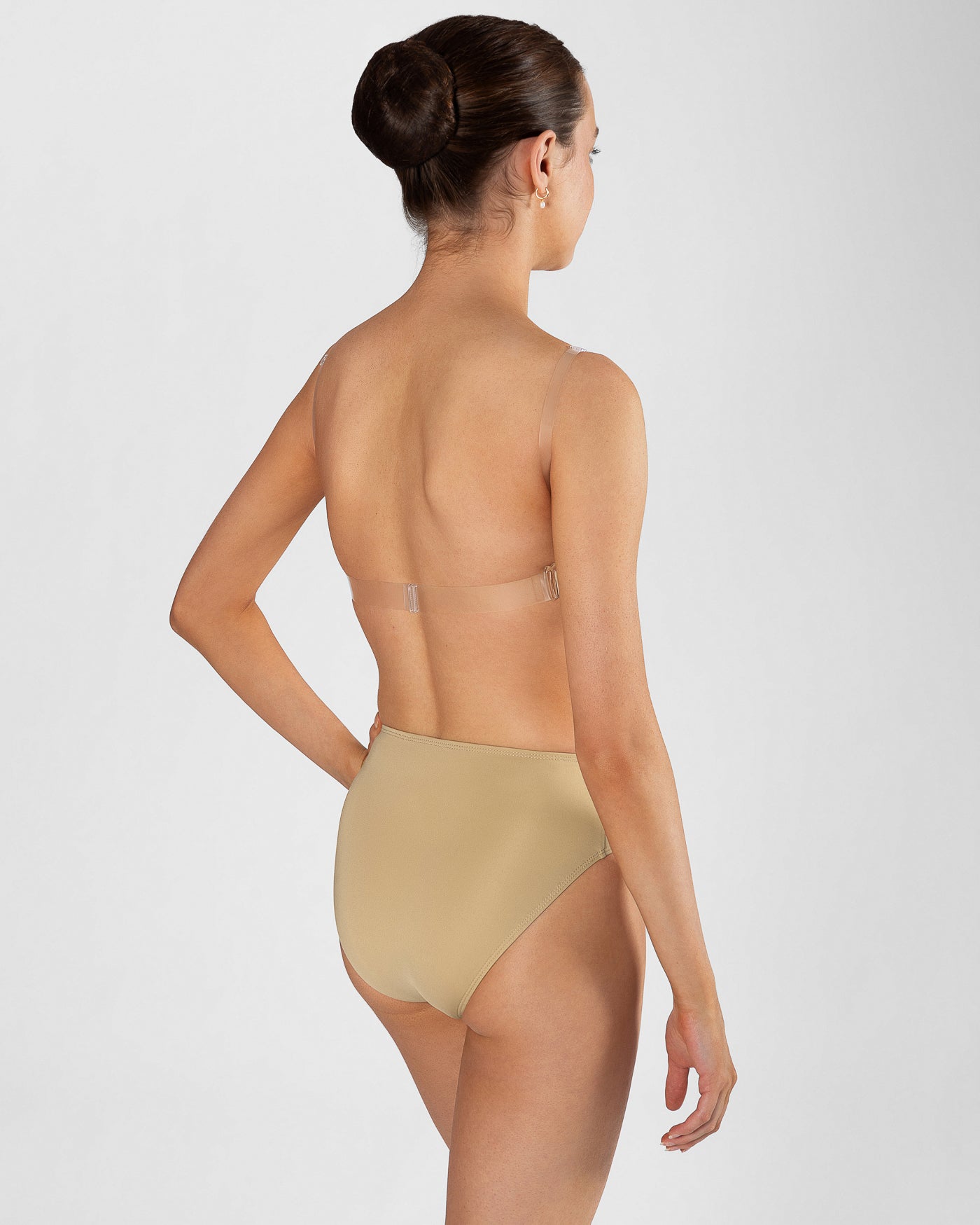 Clear Back Bra with Cups