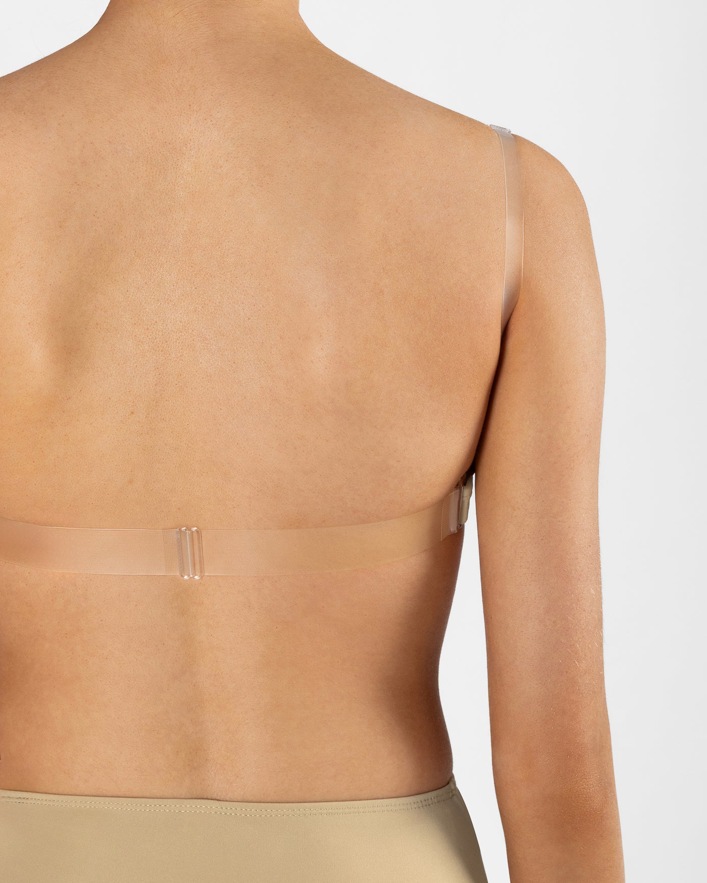 Clear Back Bra with Cups