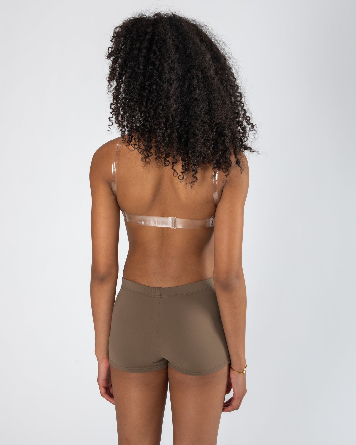 Clear Back Bra with Cups