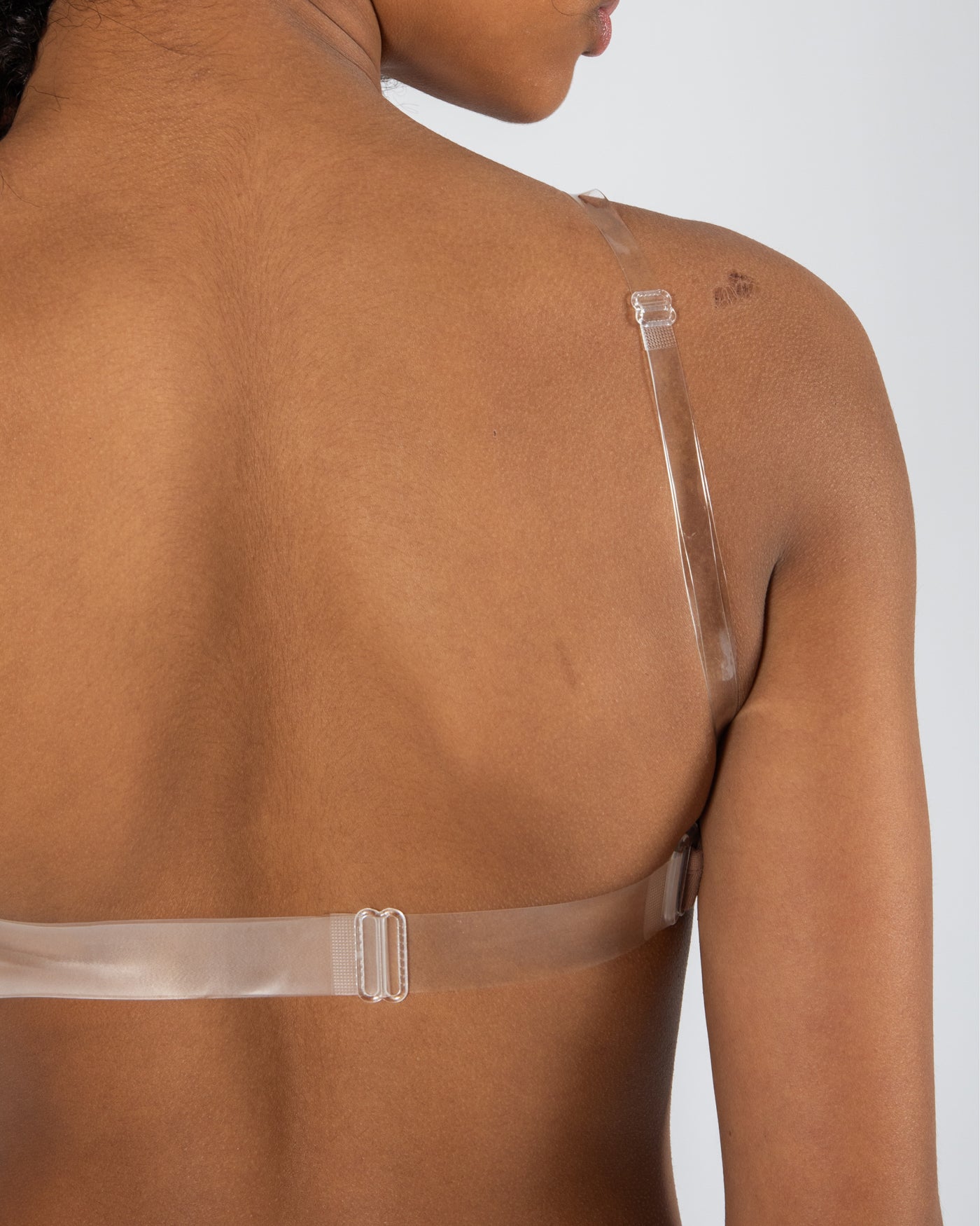 Clear Back Bra with Cups