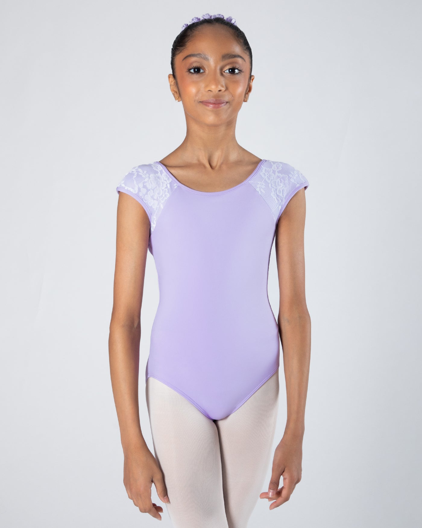 Mila Cross-Back Lace Leotard