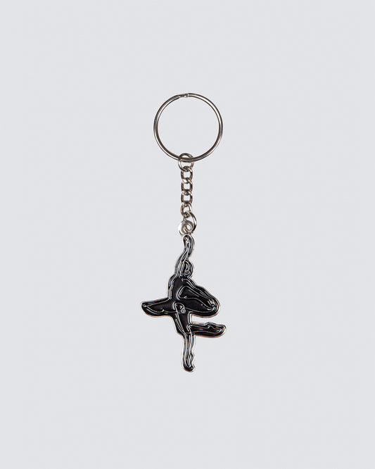 Ballerina Silhouette Key Ring