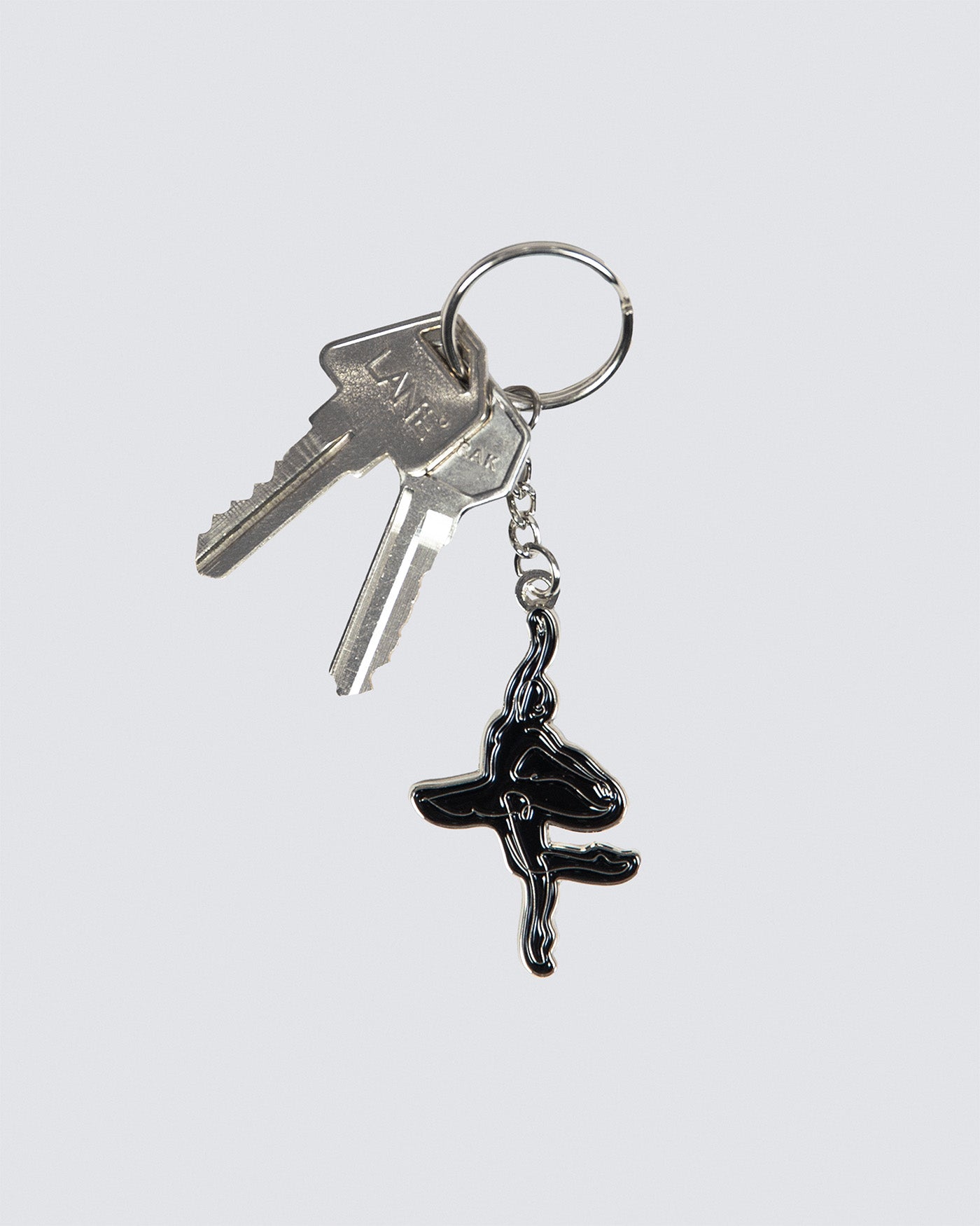 Ballerina Silhouette Key Ring