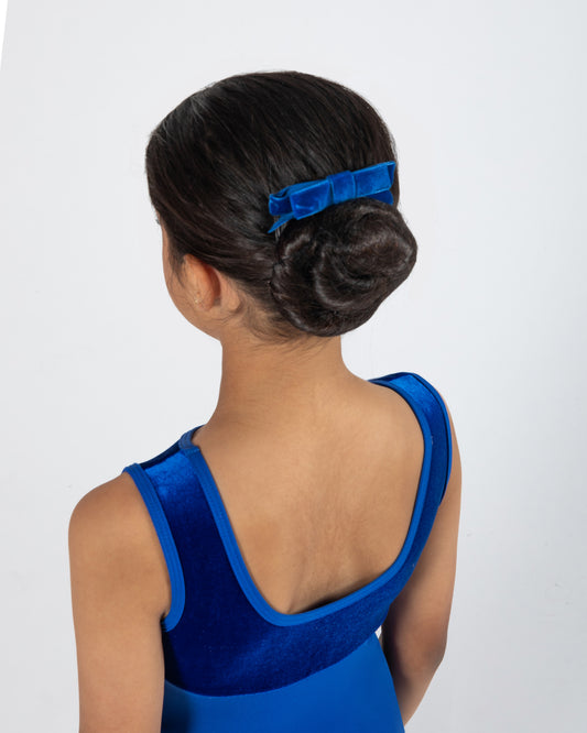 Velvet Hair Bow with Tails