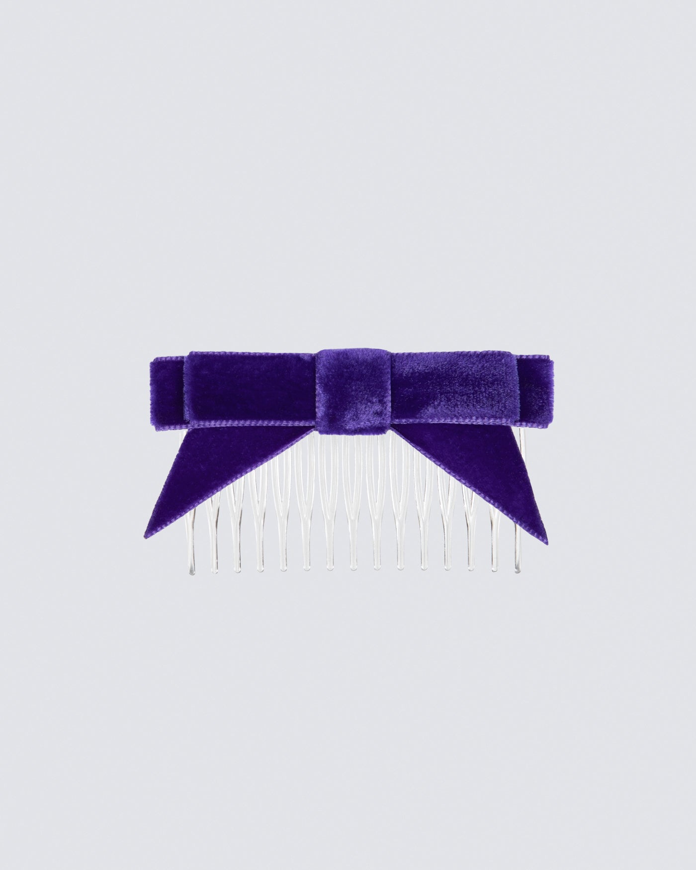 Velvet Hair Bow with Tails