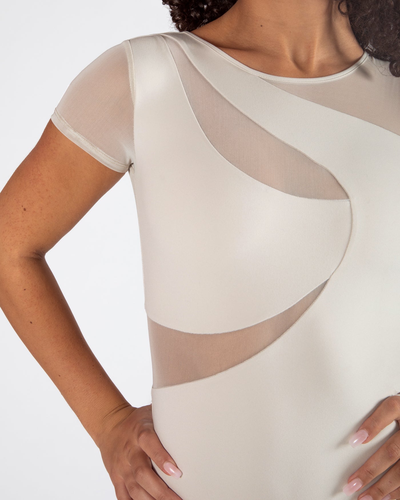 Delta Cap Sleeve Leotard
