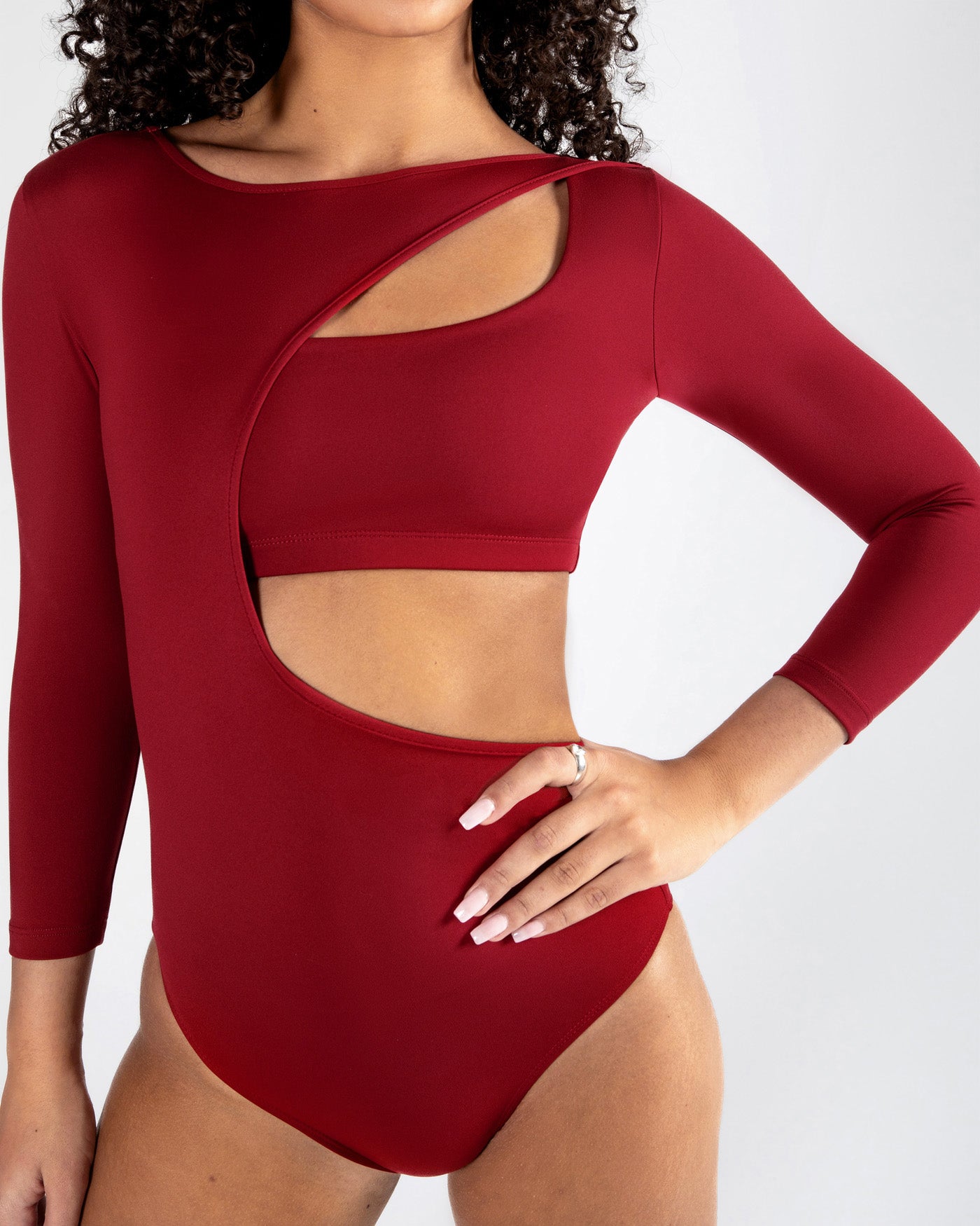 Xenia 3/4 Sleeve Leotard