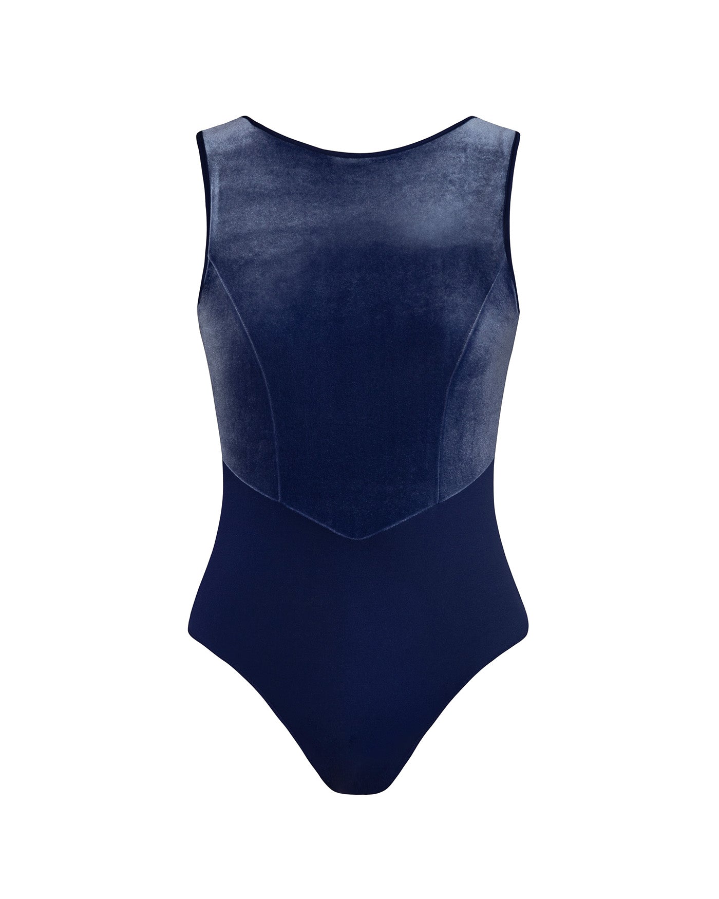 Veronica Low Back Velvet Leotard