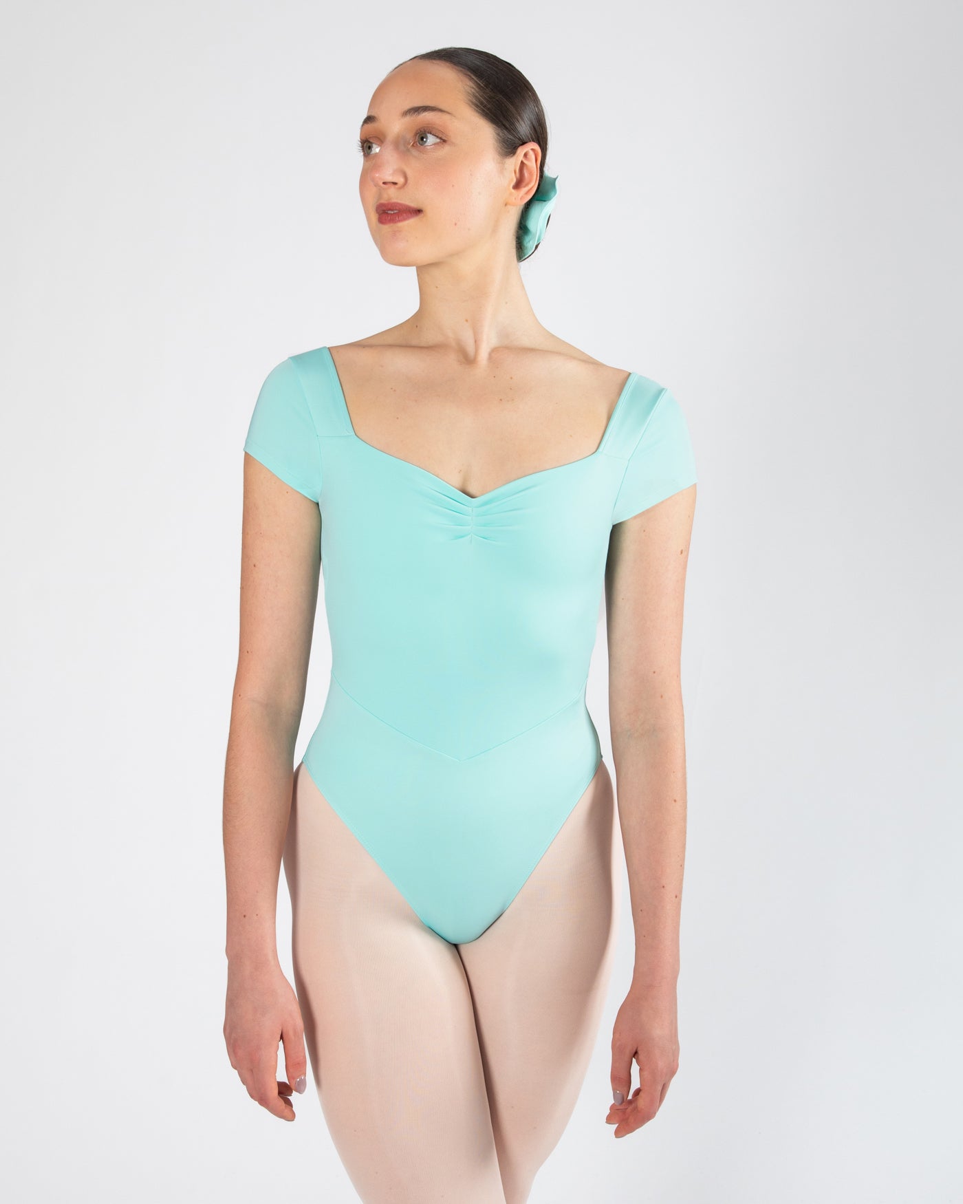 Veronica Pleat Front Leotard
