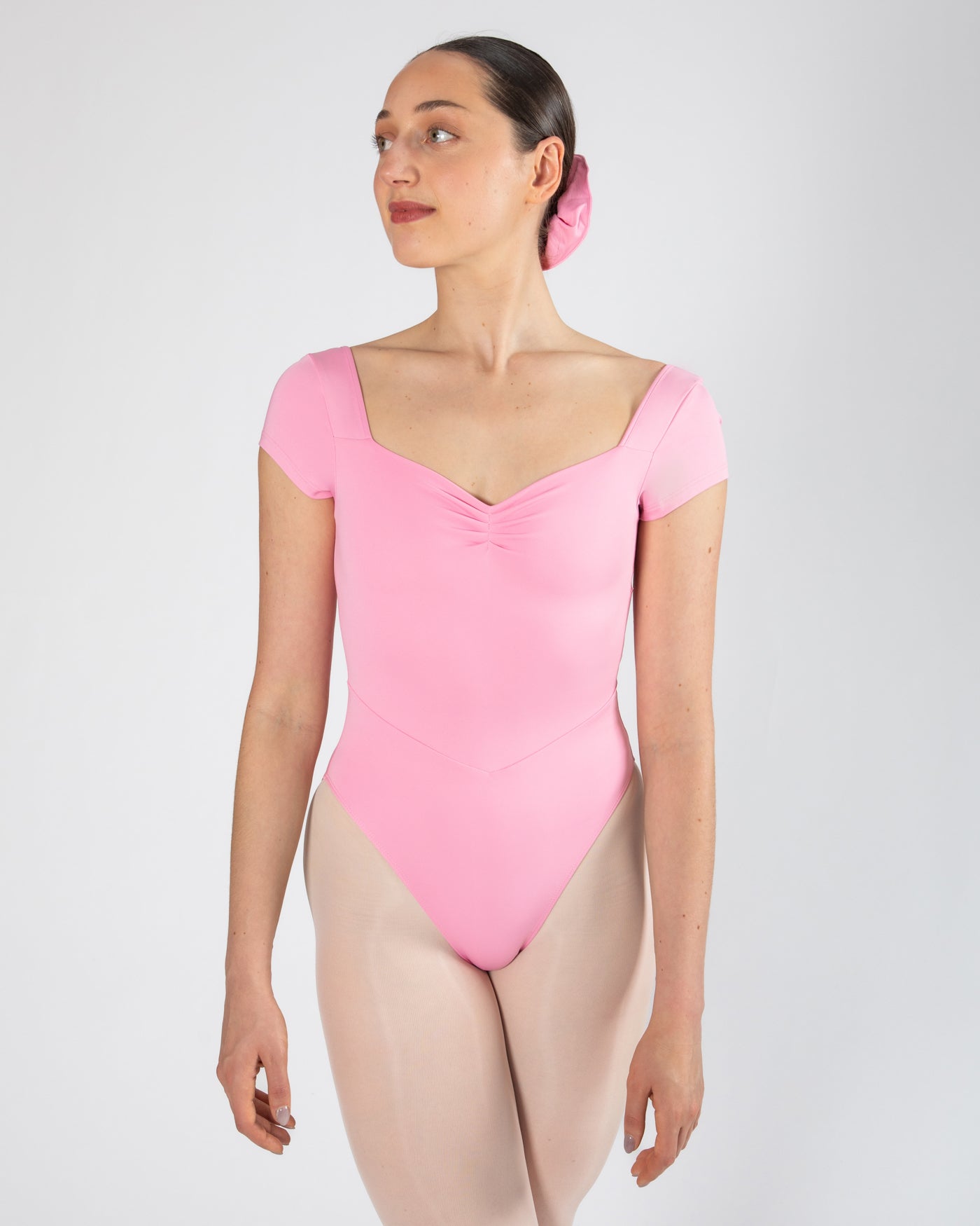 Veronica Pleat Front Leotard