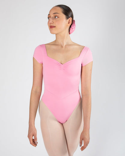 Veronica Pleat Front Leotard