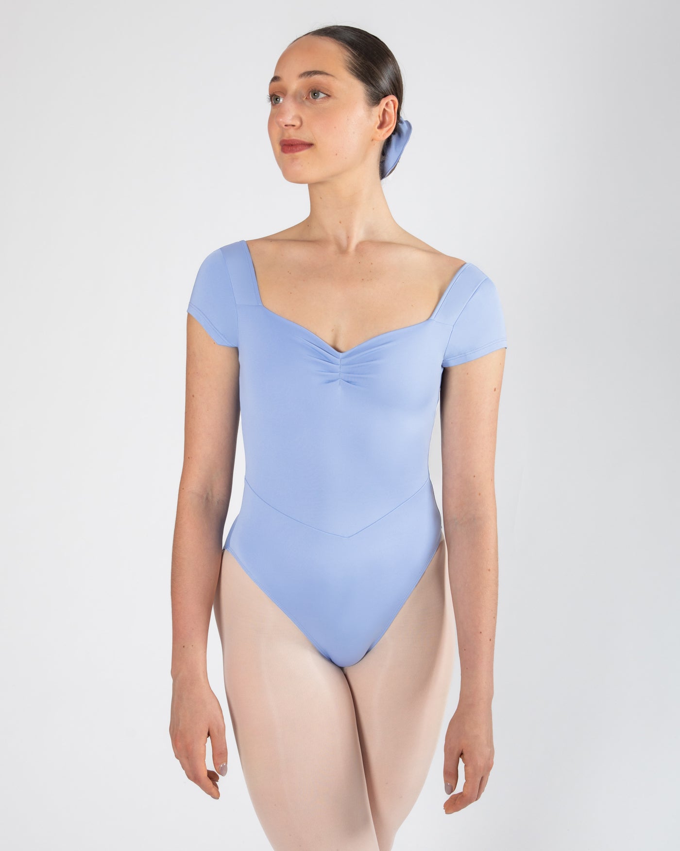 Veronica Pleat Front Leotard