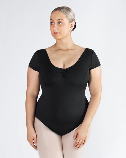Veronica Cap Sleeve Leotard