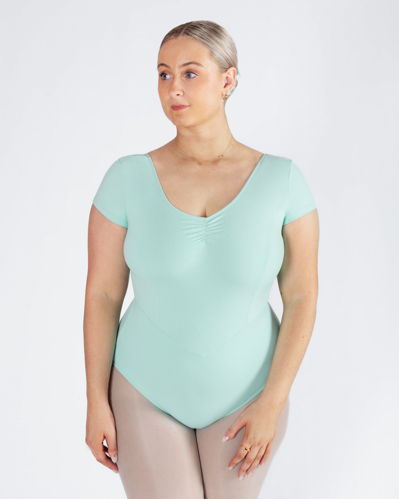 Veronica Cap Sleeve Leotard