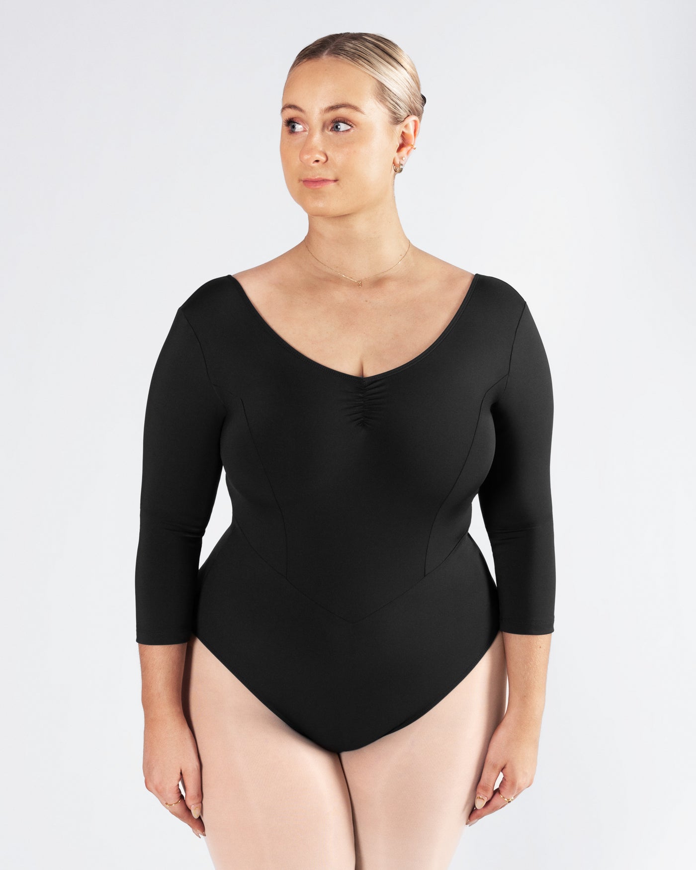Veronica 3/4 Sleeve Leotard