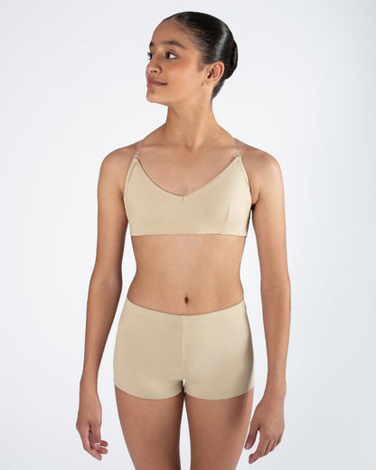 Clear Back Bra with Cups