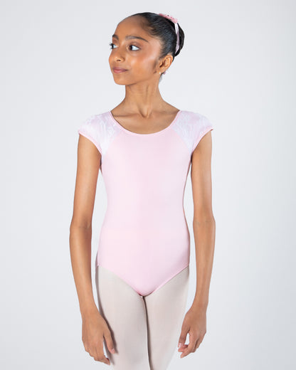 Mila Cross-Back Lace Leotard