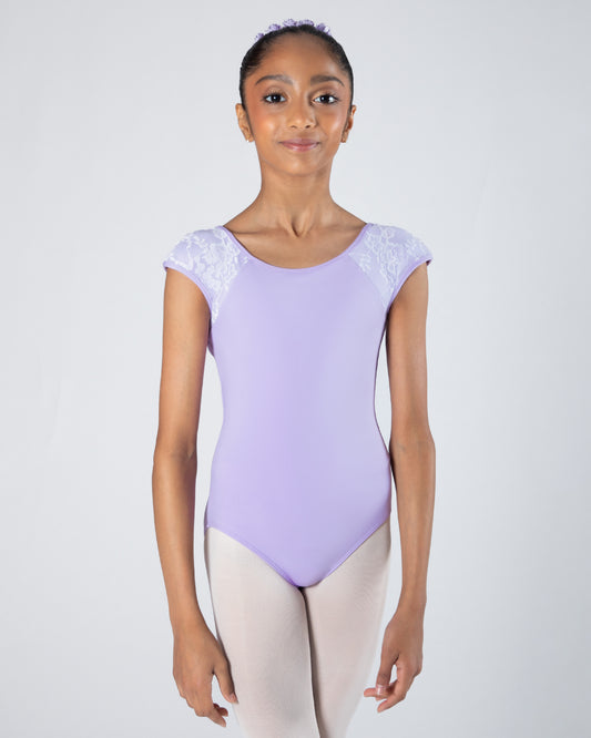 Mila Cross-Back Lace Leotard