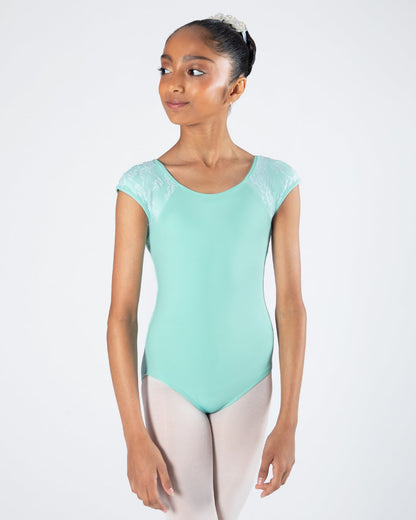 Mila Cross-Back Lace Leotard