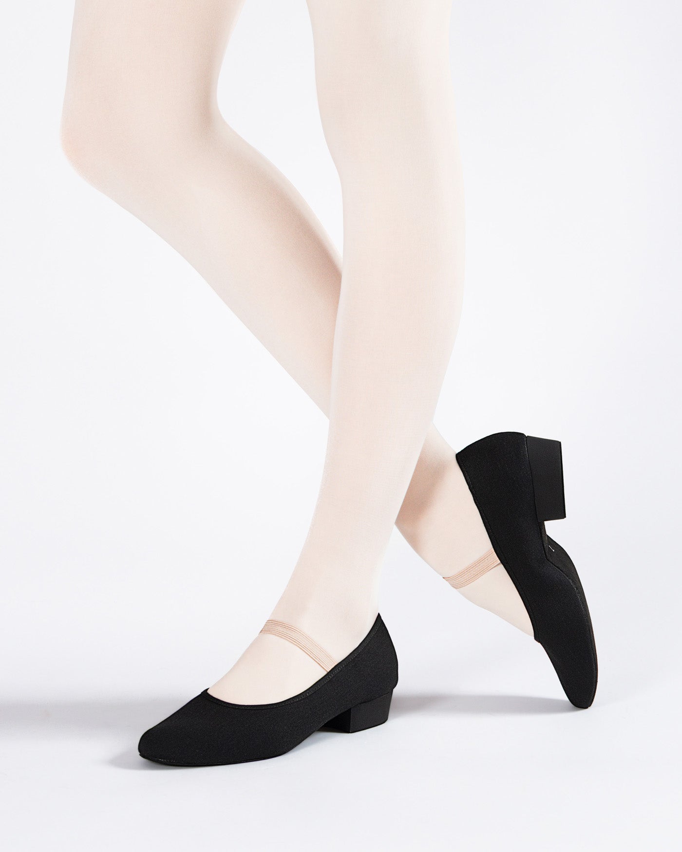 Canvas Character Shoe - Low Heel