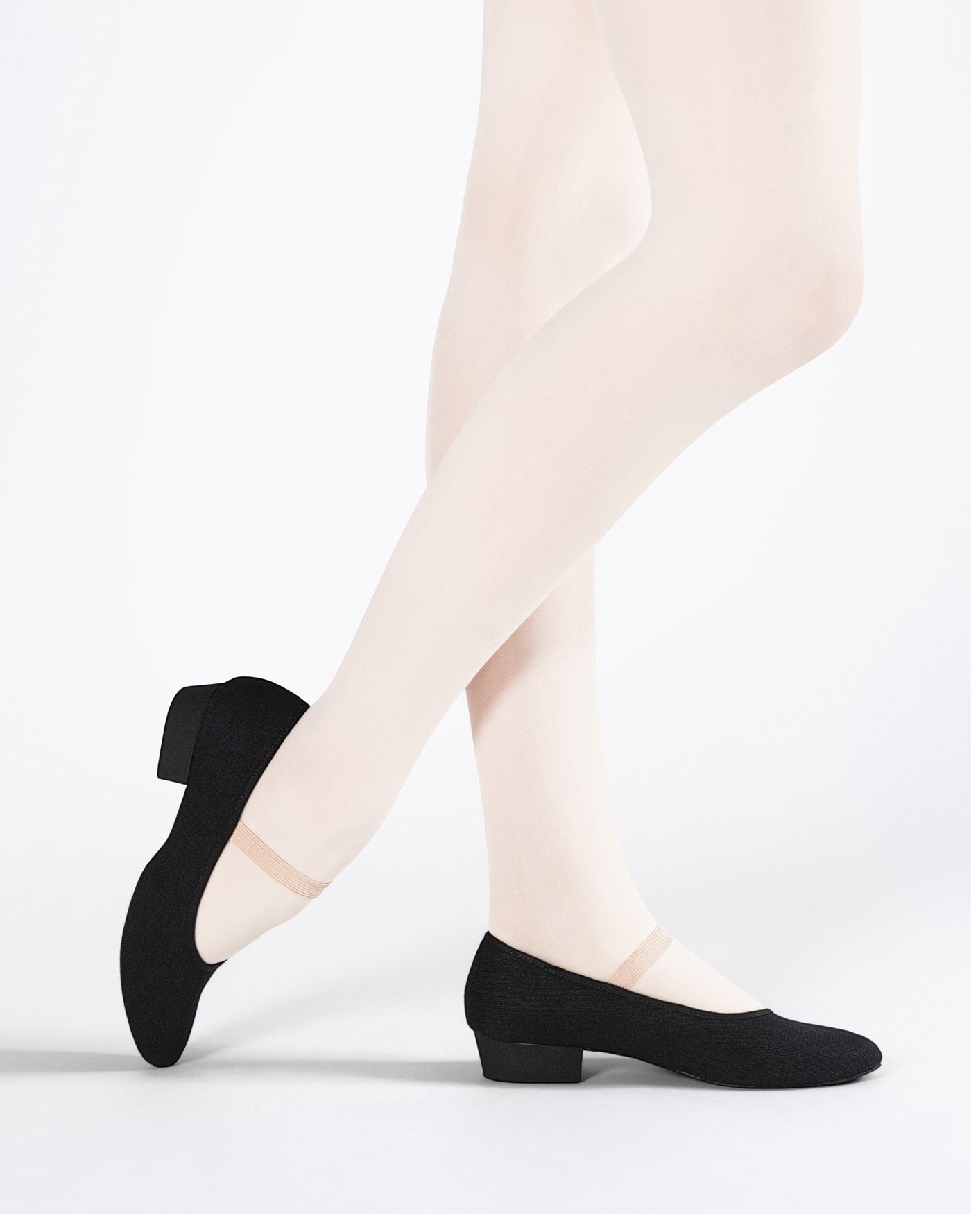 Canvas Character Shoe - Low Heel