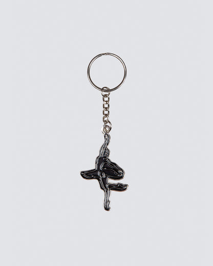 Ballerina Silhouette Key Ring