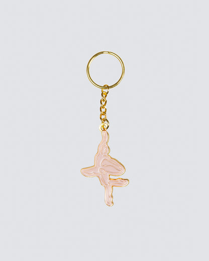 Ballerina Silhouette Key Ring