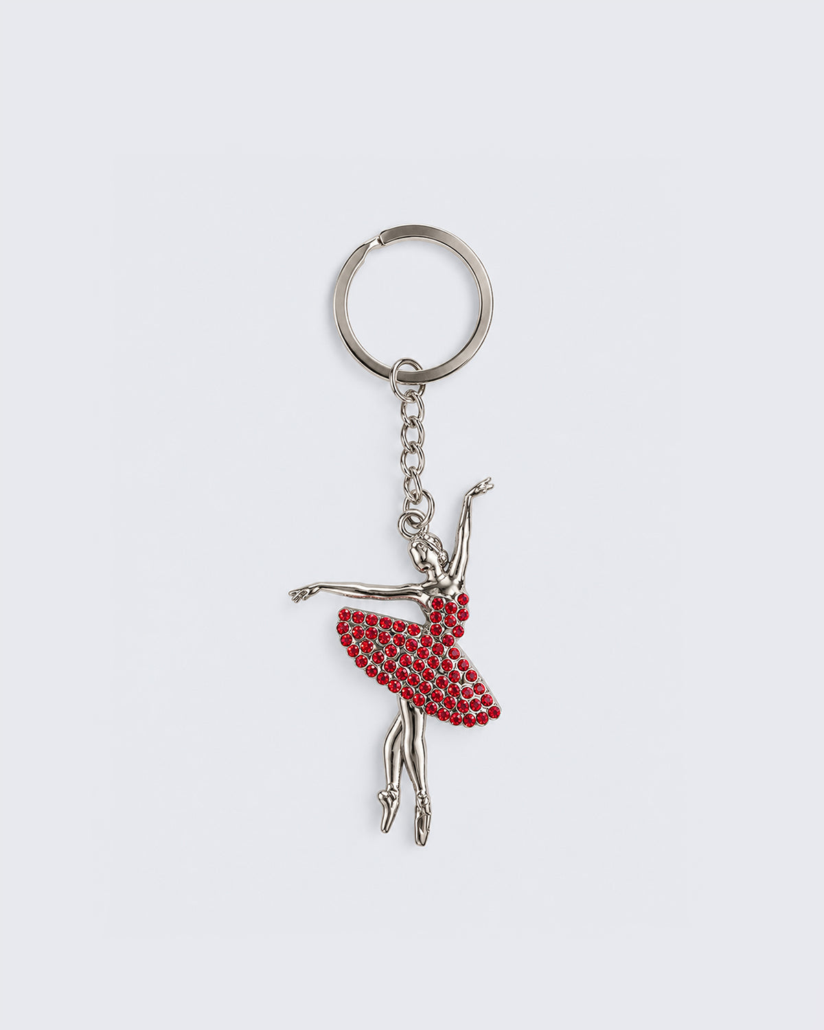 Ballerina Diamante Key Ring