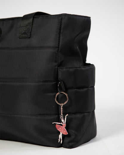Ballerina Diamante Key Ring