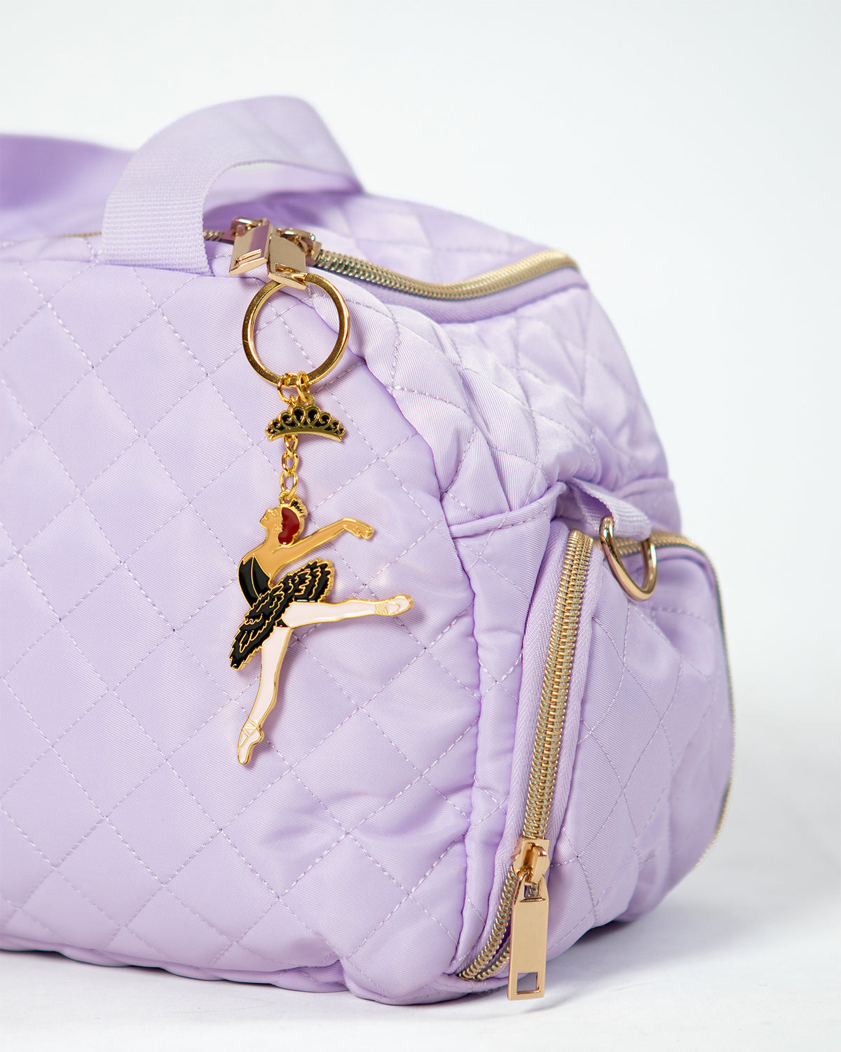 Swan Lake Key Ring - Black