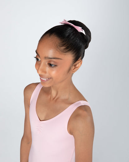 Satin Hair Bow with Tails