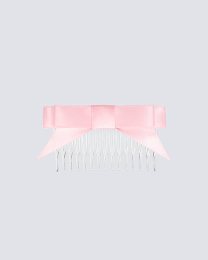 Satin Hair Bow with Tails