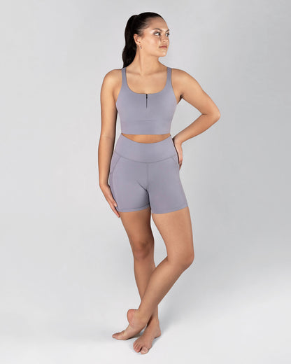 Elysia Zip Crop Top