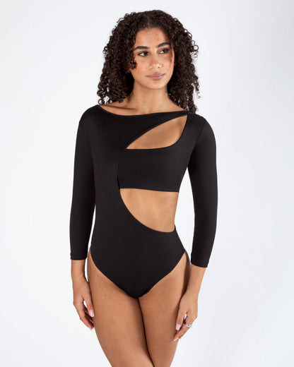 Xenia 3/4 Sleeve Leotard