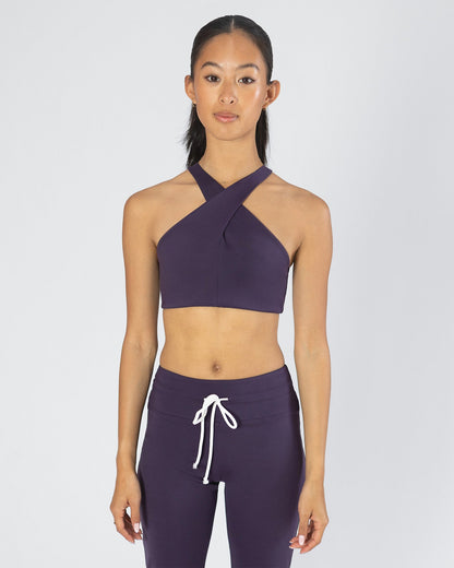 Lara Cross Neck Crop Top