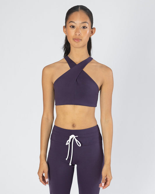 Lara Cross Neck Crop Top