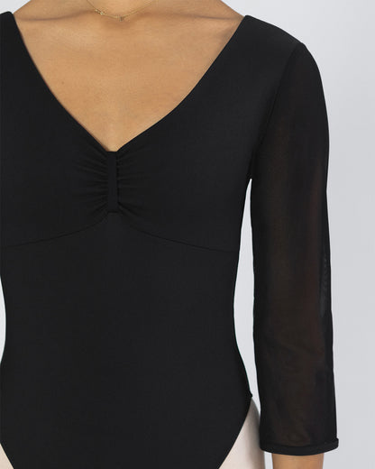 Alexandra 3/4 Sleeve Leotard