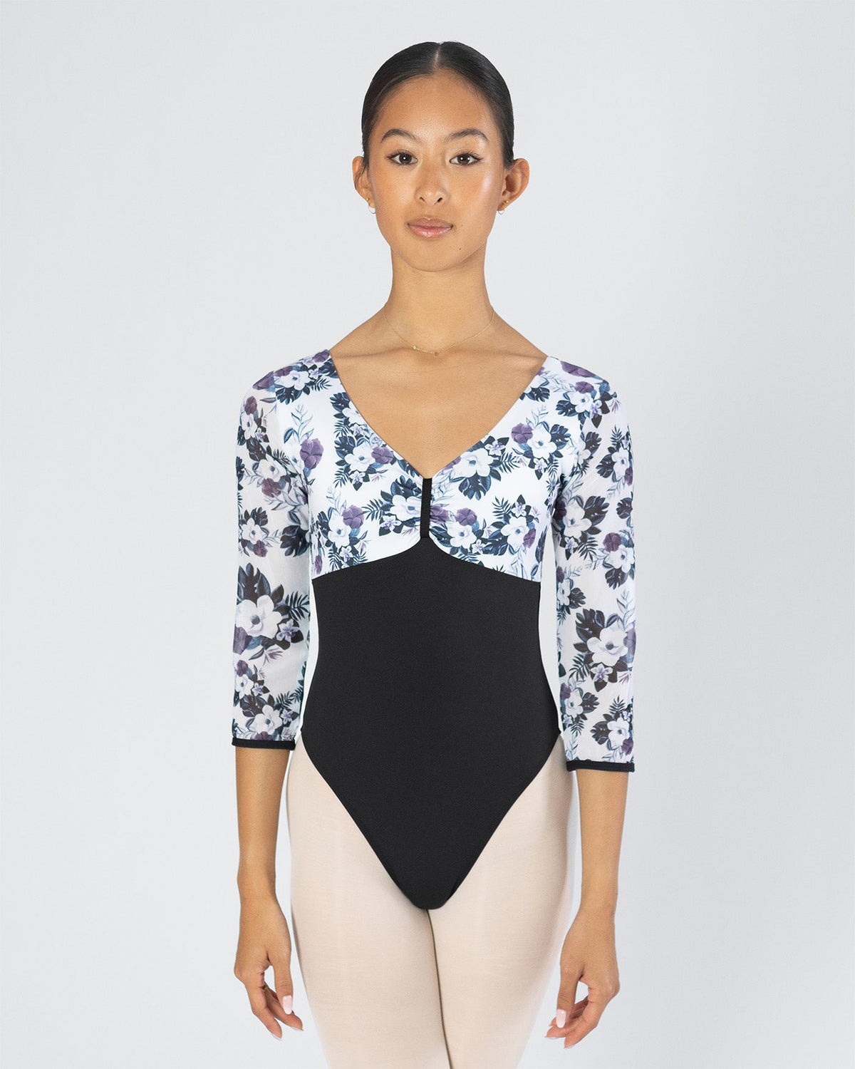 Alexandra 3/4 Sleeve Leotard