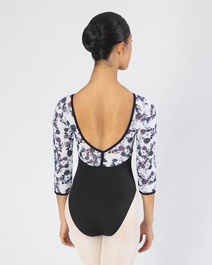 Alexandra 3/4 Sleeve Leotard